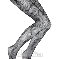 Blue Banana Snake Tights (Black)