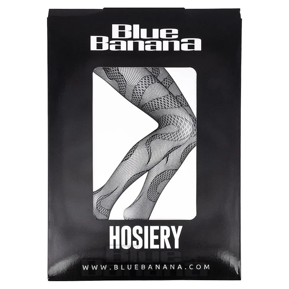 Blue Banana Snake Tights (Black)