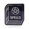 Blue Banana Spell Book Pin Badge (Black)