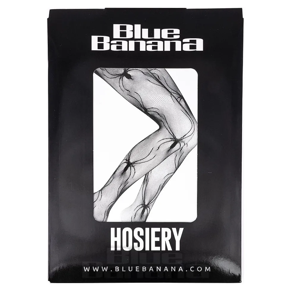 Blue Banana Spider Tights (Black)