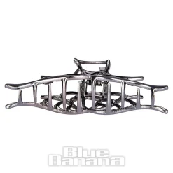 Blue Banana Spider Web Hair Clip (Black)