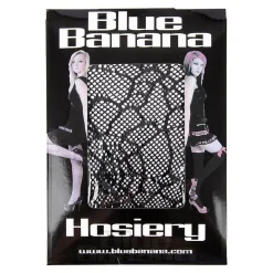 Blue Banana Spiderweb Tights (Black)