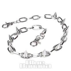Blue Banana Spikes Chain (Silver)