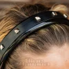 Blue Banana Square Cone Headband (Black)