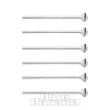Blue Banana Sterling Silver 1.5mm Crystal Nose Studs (6 Pack)