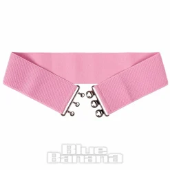 Blue Banana Stretch 3 Clasp 3" Belt (Pink)