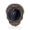 Blue Banana Sugar Skull Pin Badge (Multicoloured)