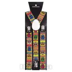 Blue Banana Sugar Skulls Braces (Multicoloured)