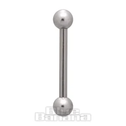 Blue Banana Surgical Steel Barbell (Silver)