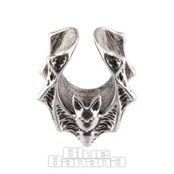 Blue Banana Surgical Steel Bat Saddle Hanger (Silver)