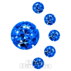 Blue Banana Surgical Steel 4mm Glitter Ball Add On (Capri)