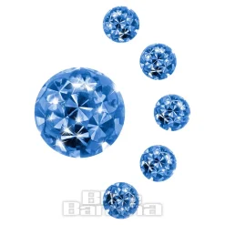 Blue Banana Surgical Steel 4mm Glitter Ball Add On (Zircon)