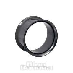 Blue Banana Surgical Steel 2 - 38mm Tunnel (Black)
