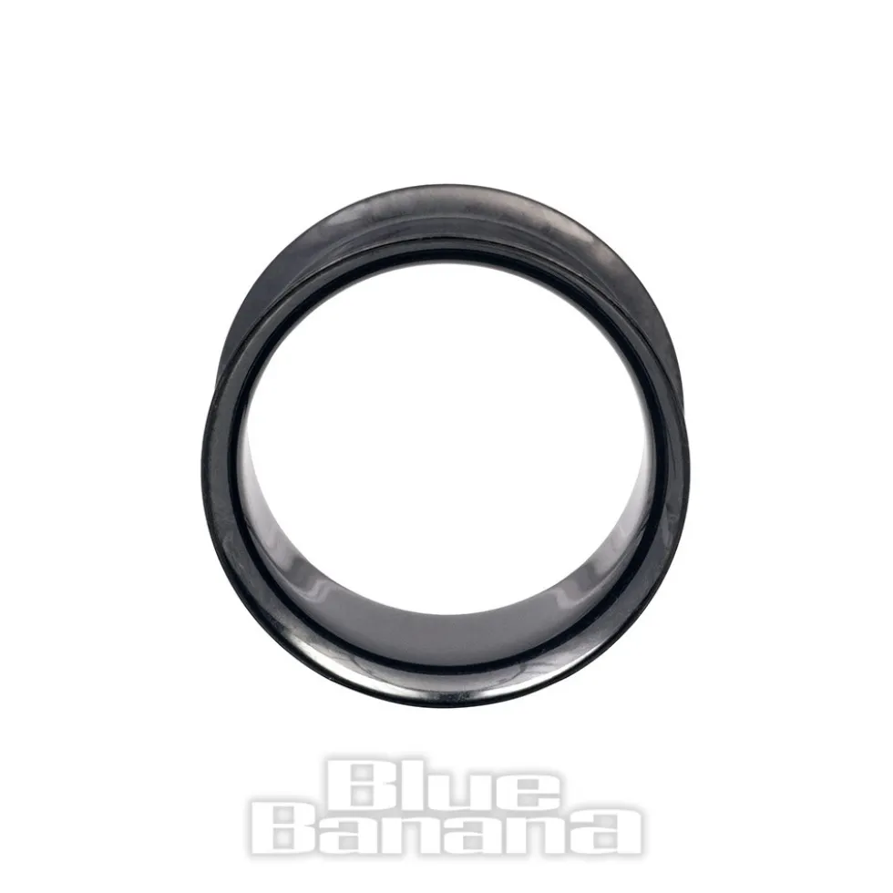 Blue Banana Surgical Steel 2 - 38mm Tunnel (Black)