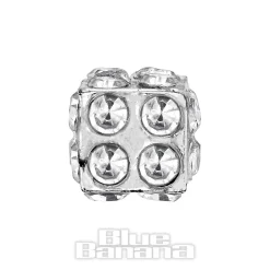 Blue Banana Surgical Steel 1.0mm Dice Tragus Stud (Silver)