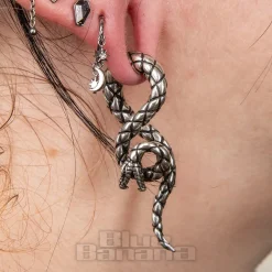 Blue Banana Surgical Steel Snake Ear Weight - Right (Silver)