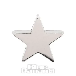 Blue Banana Surgical Steel Star Top (Silver)
