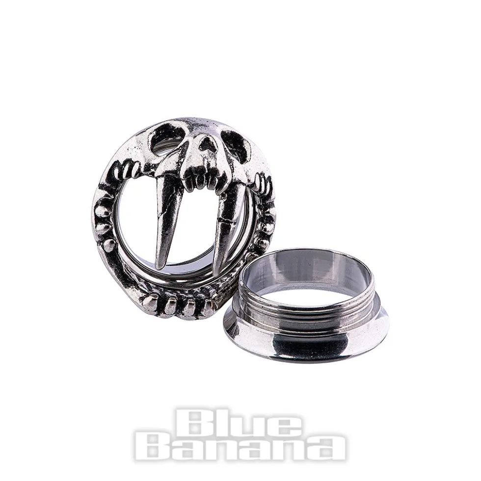 Blue Banana Surgical Steel Viper Saddle Hanger (Silver)