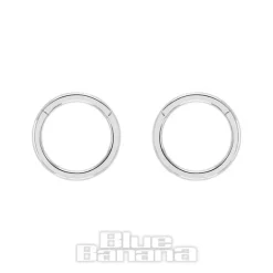 Blue Banana Surgical Steel 1.2 x 8mm Hinged Segment Ring (2 Pack)