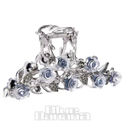 Blue Banana Thorn & Roses Hair Clip (Multicolour)