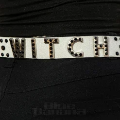 Blue Banana Witch Belt (Black/White)