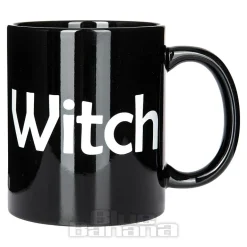 Blue Banana Witch Mug (Black)
