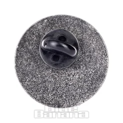 Blue Banana Witch Pin Badge (Black)