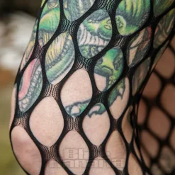 Blue Banana Xxl Fishnet Tights (Black)