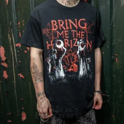 Bring Me The Horizon Official Graveyard Eyes T Shirt (Black)