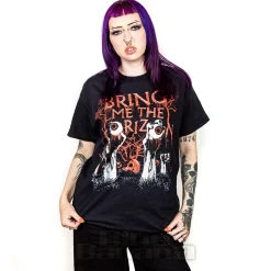 Bring Me The Horizon Official Graveyard Eyes T Shirt (Black)