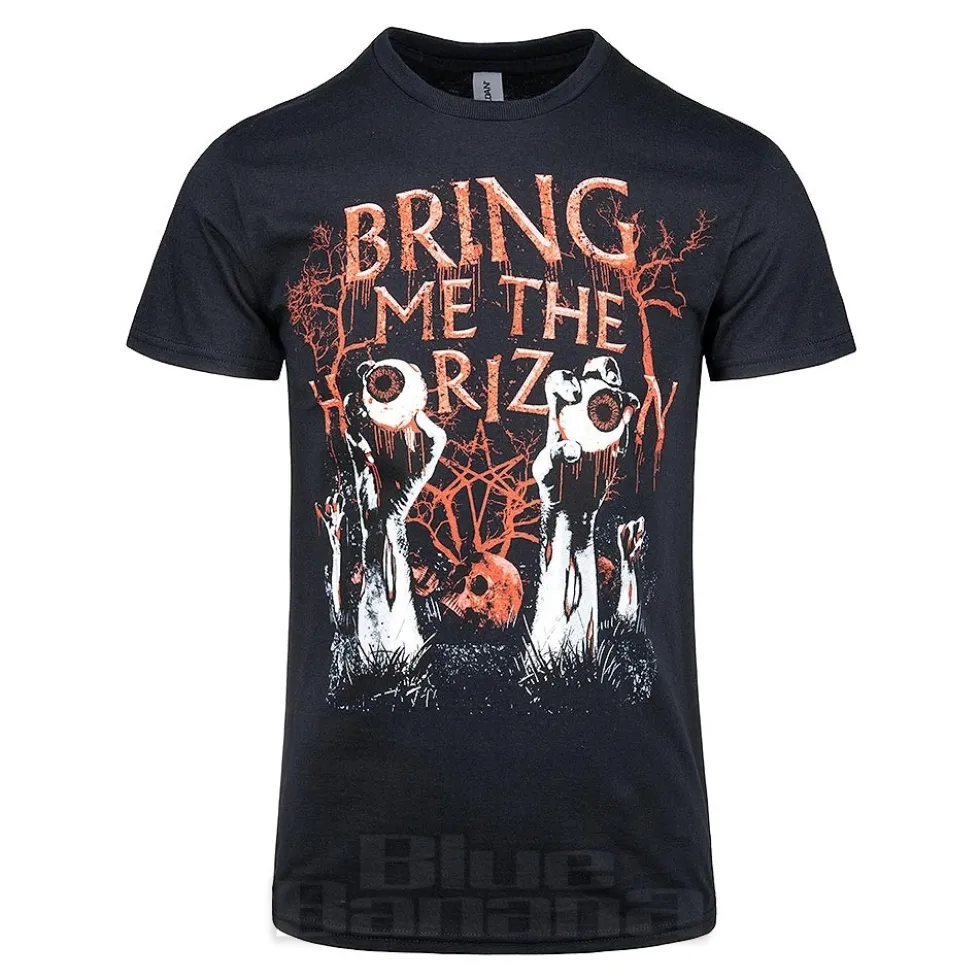 Bring Me The Horizon Official Graveyard Eyes T Shirt (Black)