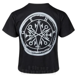 Bring Me The Horizon Official Metal Logo Genxsis Crop T Shirt (Black)