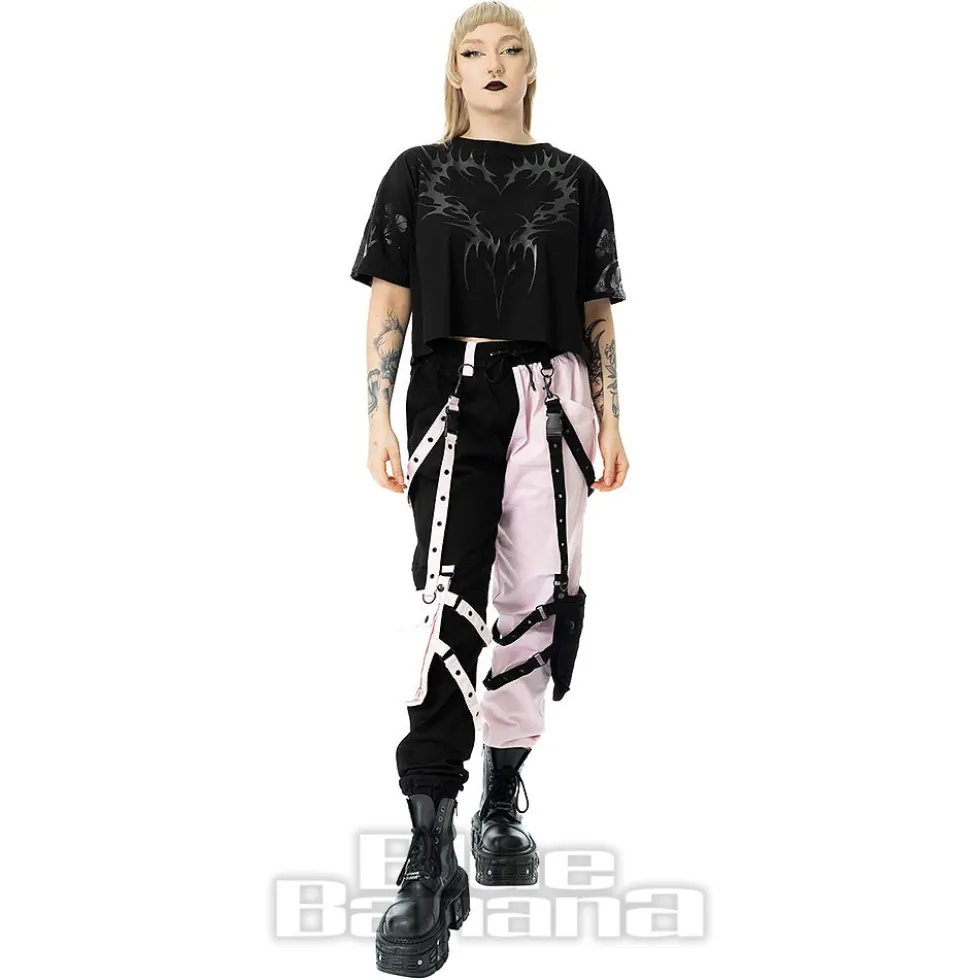 Chemical Black Ceil Crop Top (Black)