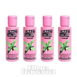 Crazy Color Semi-Permanent Hair Dye 4 Pack 100ml (Toxic UV)
