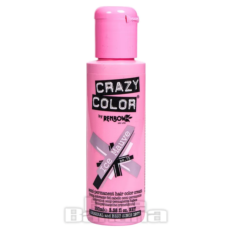 Crazy Color Semi-Permanent Hair Dye 100ml (Ice Mauve)