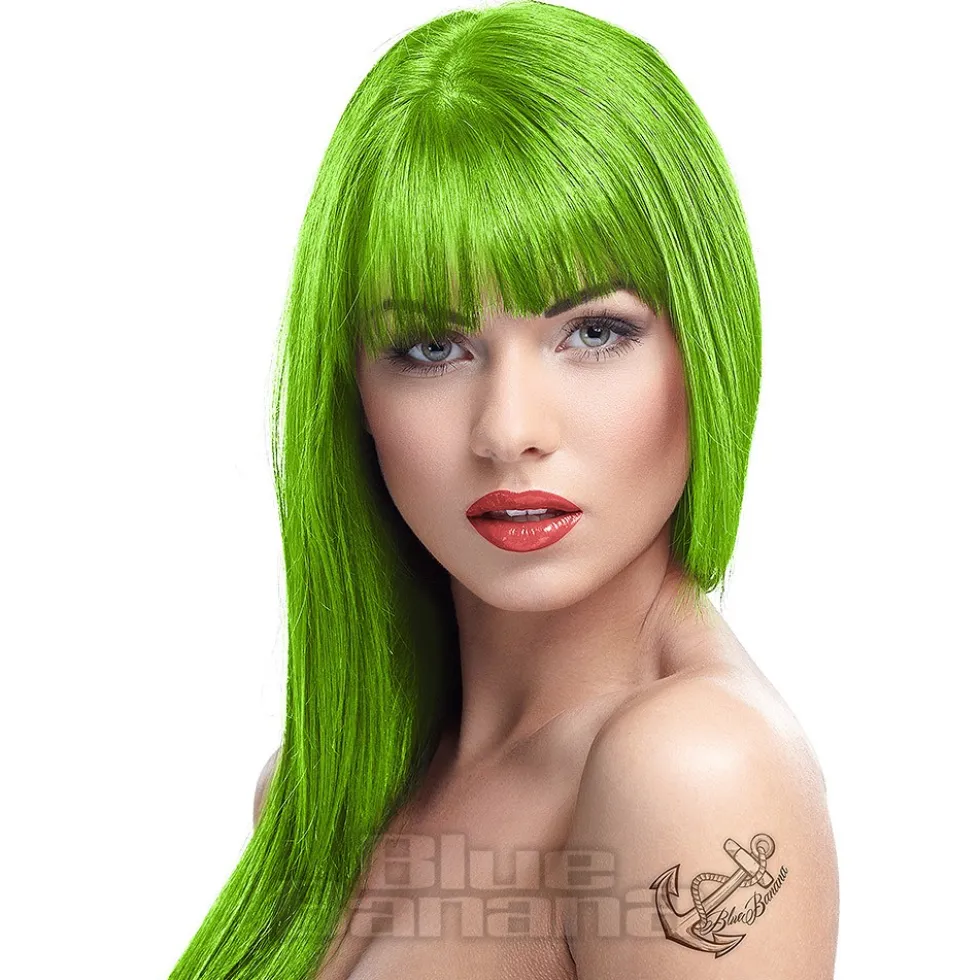 Crazy Color Semi-Permanent Hair Dye 100ml (Lime Twist)
