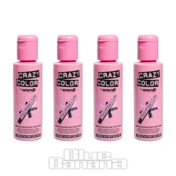Crazy Color Semi-Permanent Hair Dye 4 Pack 100ml (Marshmallow)