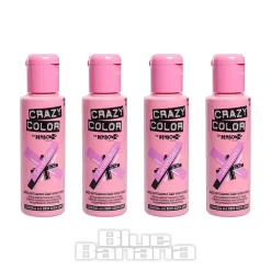 Crazy Color Semi-Permanent Hair Dye 4 Pack 100ml (Lavender)