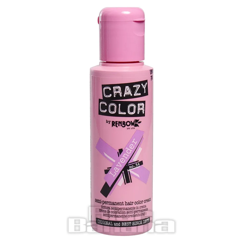 Crazy Color Semi-Permanent Hair Dye 100ml (Lavender)