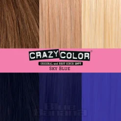 Crazy Color Semi-Permanent Hair Dye 100ml (Sky Blue)