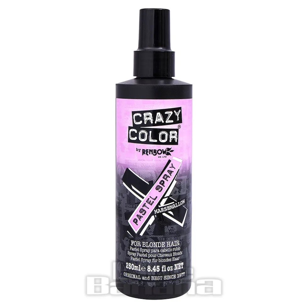 Crazy Color Temporary Pastel Hair Spray 250ml (Marshmallow)