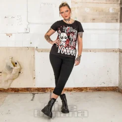 Cupcake Cult Ritual Bunny T-Shirt (Black/Red)