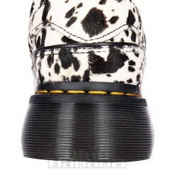 Dr Martens Buzz 5 Eye Dalmatian Shoe (Black & Cream)