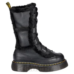 Dr Martens Buzz Faux Fur Boots (Black)