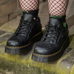 Dr Martens Buzz 5 Lace Nappa Shoes (Black)