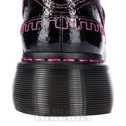 Dr Martens Buzz Patent Shoe (Black/Pink)