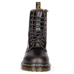 Dr Martens Serena 1460 Faux Fur Boots (Taupe)