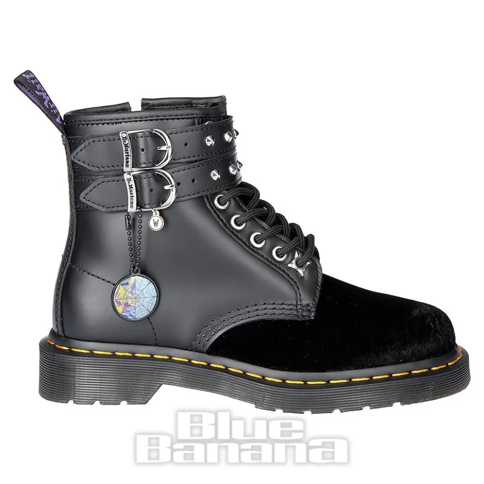 Dr Martens 1460 Wednesday Boots (Black Velvet)