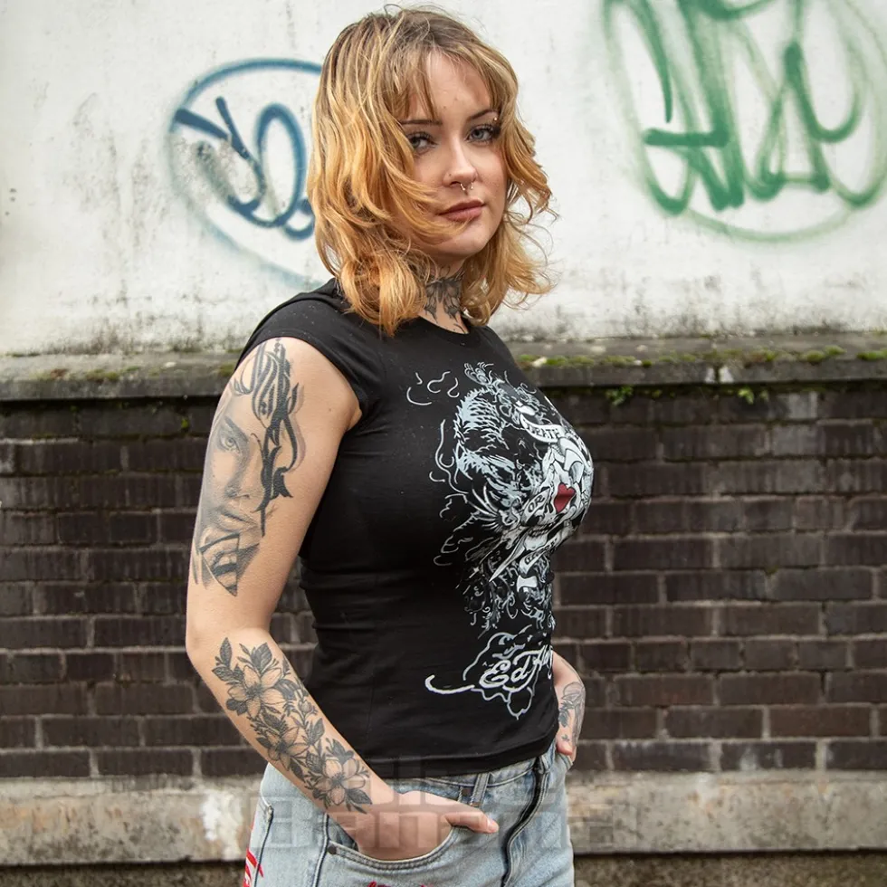 Ed Hardy Death Or Glory T-Shirt (Black)