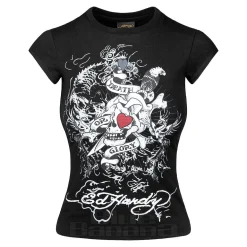 Ed Hardy Death Or Glory T-Shirt (Black)
